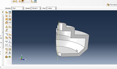 آموزش تحلیل تراکم واشر اورینگ مواد هایپرالاستیک در آباکوس abaqus